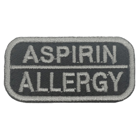 ASPIRIN ALLERGY PATCH - BLACK FOLIAGE