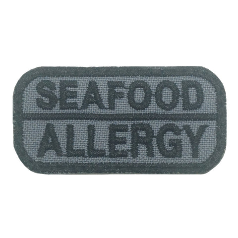 SEAFOOD ALLERGY PATCH - GREY