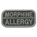 MORPHINE ALLERGY PATCH - BLACK FOLIAGE