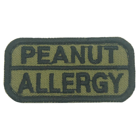 PEANUT ALLERGY PATCH - OLIVE GREEN