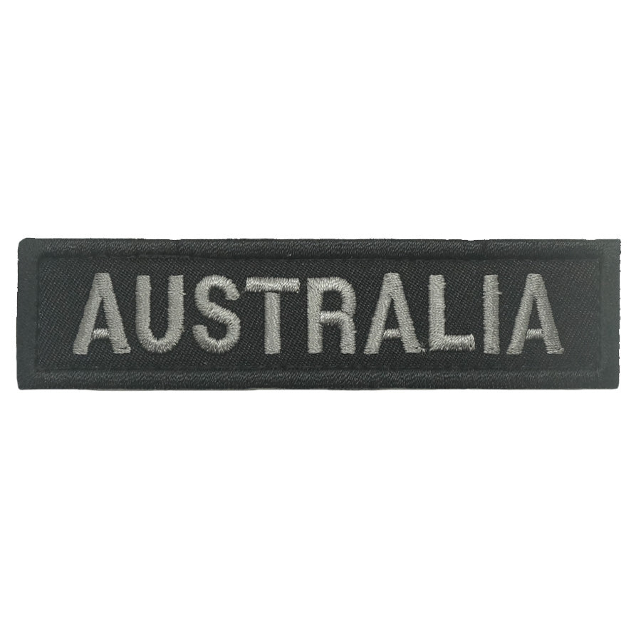 AUSTRALIA COUNTRY TAG - BLACK FOLIAGE