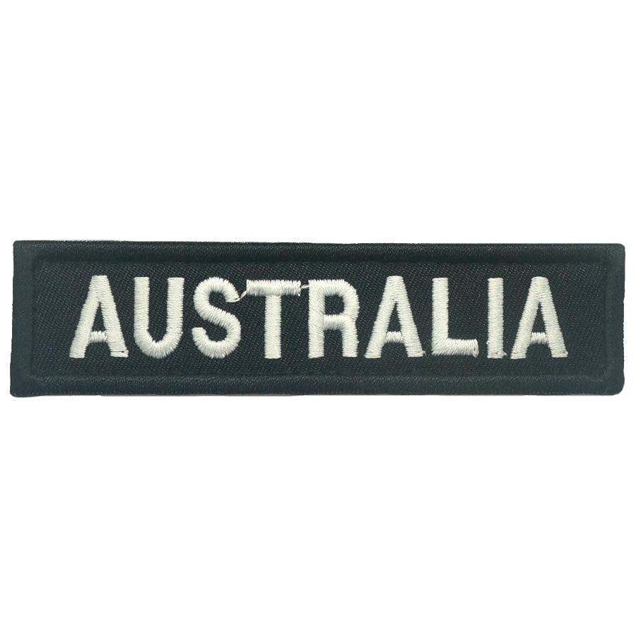 AUSTRALIA COUNTRY TAG - BLACK WHITE