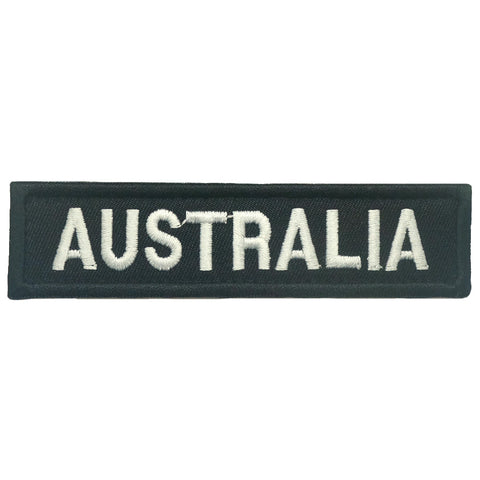 AUSTRALIA COUNTRY TAG - BLACK WHITE