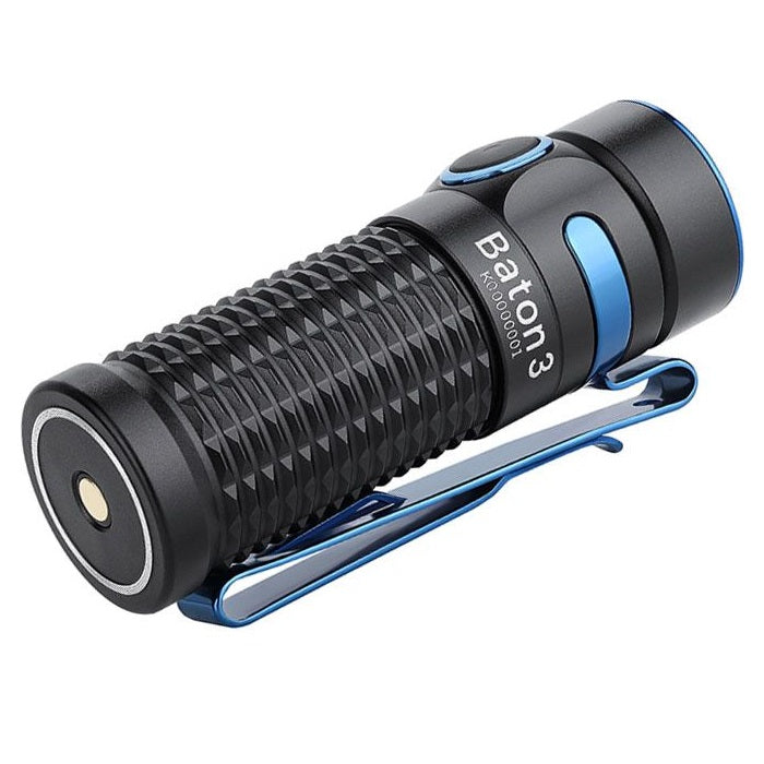 OLIGHT BATON 3 RECHARGEABLE LED FLASHLIGHT - 1200 LUMENS - LUMINUS