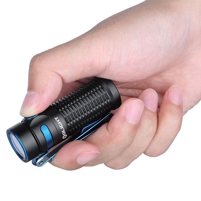 OLIGHT BATON 3 RECHARGEABLE LED FLASHLIGHT - 1200 LUMENS - LUMINUS SST40 - INCLUDES 1 X RCR123A - BLACK