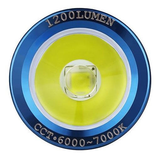 OLIGHT BATON 3 RECHARGEABLE LED FLASHLIGHT - 1200 LUMENS - LUMINUS SST40 - INCLUDES 1 X RCR123A - BLACK