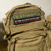 BECAUSE WE ARE IN SINGAPORE PATCH - OLIVE GREEN