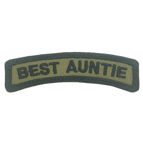 BEST AUNTIE TAB - OLIVE GREEN