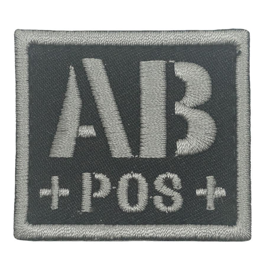 Stat Blood Patch BLOOD TYPE PATCH 2023 - AB POS - BLACK FOLIAGE – Hock Gift Shop | Army ...