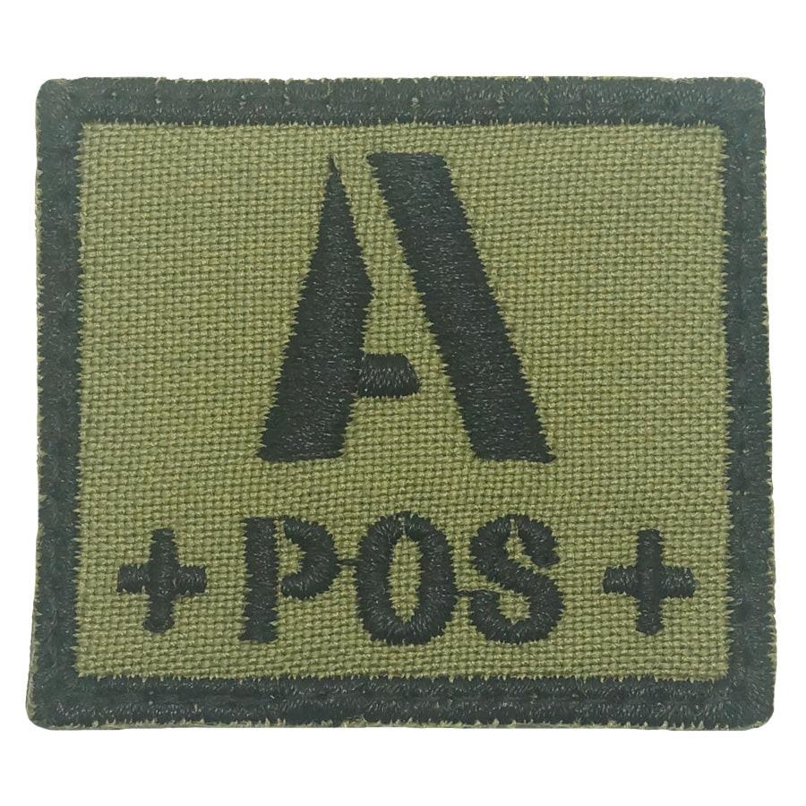 Stat Blood Patch BLOOD TYPE PATCH 2023 - A POS - OLIVE GREEN – Hock Gift Shop | Army ...