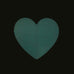PLAYING CARD SYMBOL HEARTS GITD PATCH - BLUE GLOW IN THE DARK