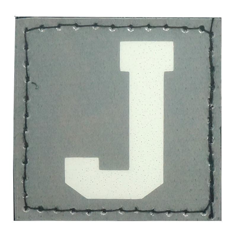 Red J Patch BIG LETTER J PATCH - BLUE GLOW IN THE DARK – Hock Gift Shop | Army ...