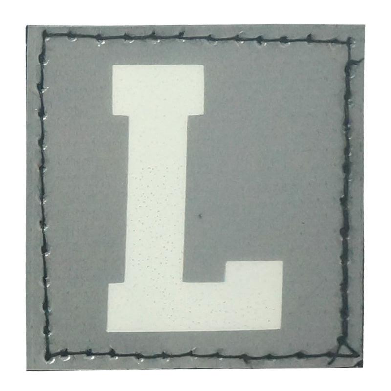 BIG LETTER L PATCH - BLUE GLOW IN THE DARK – Hock Gift Shop | Army ...