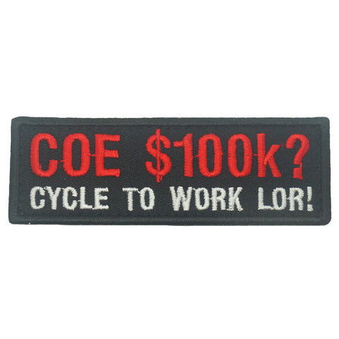 COE $100K PATCH - FULL COLOR