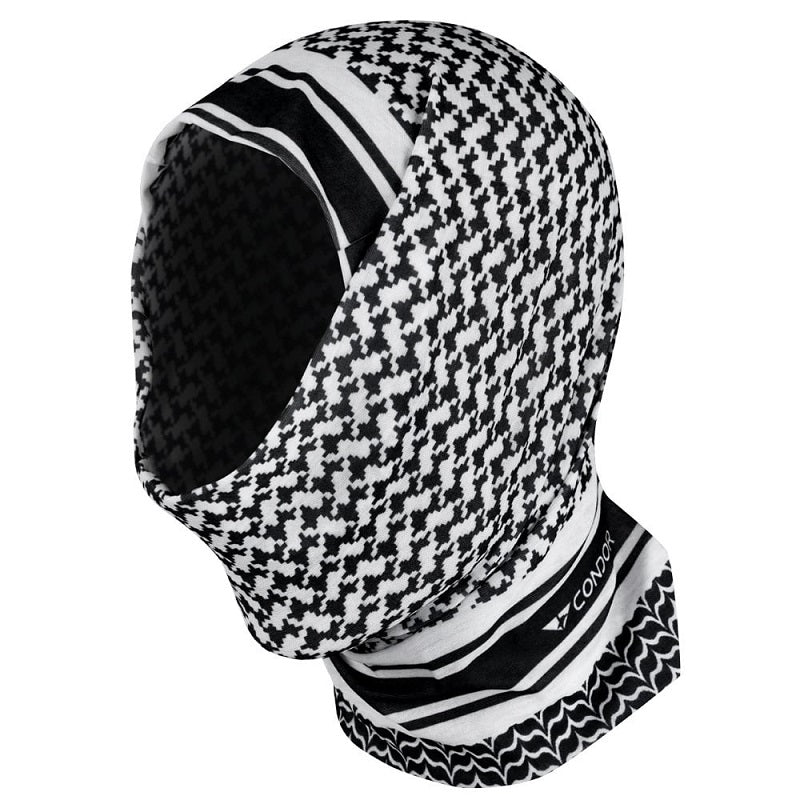CONDOR OUTDOOR MULTI-WRAP - SHEMAGH PATTERN BLACK