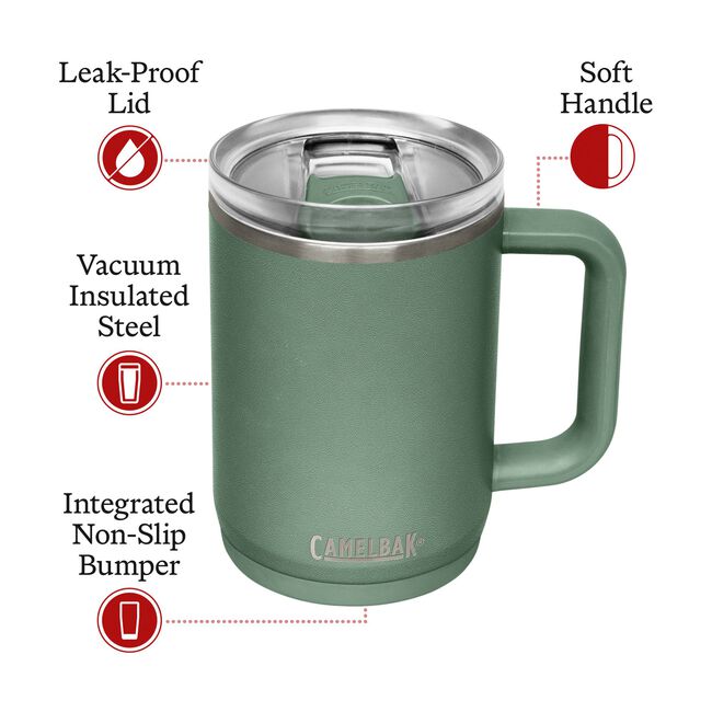 CAMELBAK THRIVE MUG LEAK PROOF STAINLESS STEEL INSULATED MUG WITH HANDLE 500ML (16 OZ)