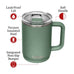 CAMELBAK THRIVE MUG LEAK PROOF STAINLESS STEEL INSULATED MUG WITH HANDLE 500ML (16 OZ)