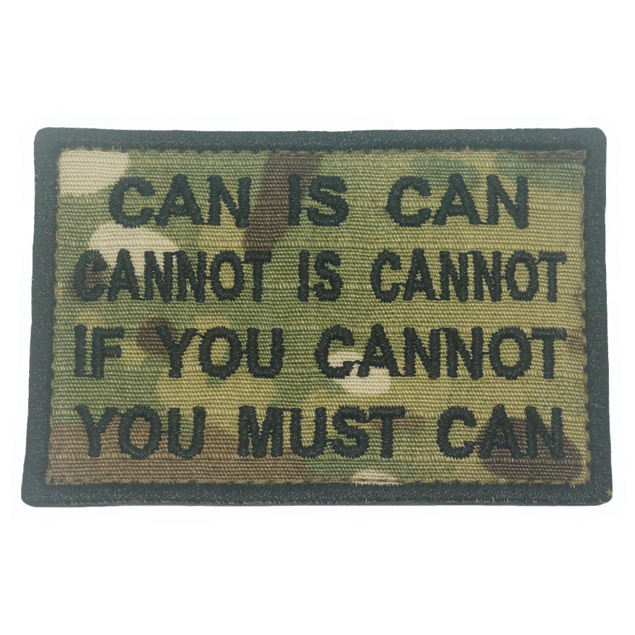 Can Is Can, Cannot Is Cannot Morale Patch (Multicam)