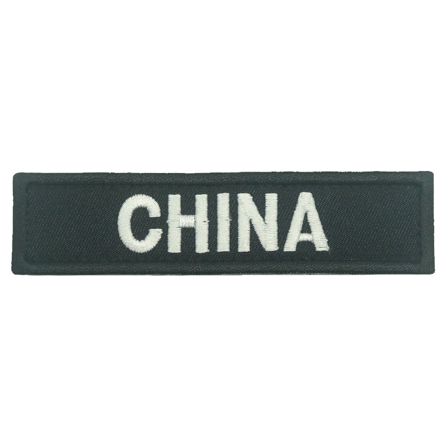 CHINA COUNTRY TAG - BLACK WHITE