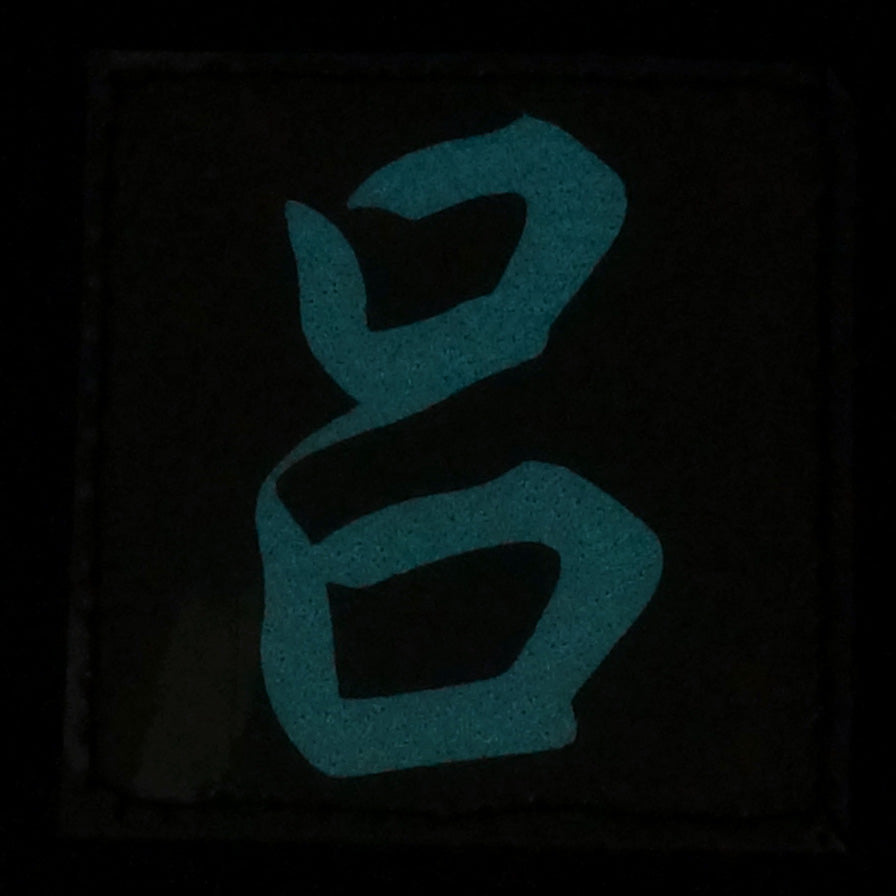 CHINESE SURNAME GLOW IN THE DARK PATCH - LU 吕