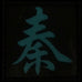 CHINESE SURNAME GLOW IN THE DARK PATCH - QIN 秦