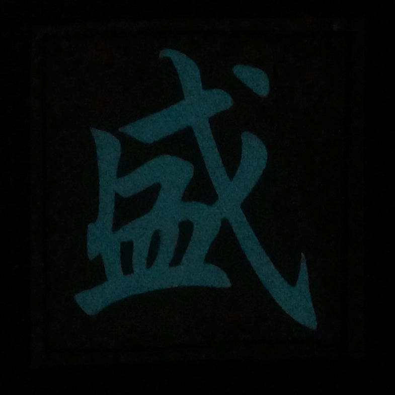 CHINESE SURNAME GLOW IN THE DARK PATCH - SHENG 盛