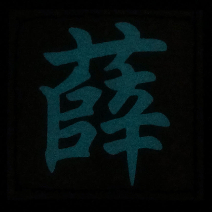 CHINESE SURNAME GLOW IN THE DARK PATCH - XUE 薛