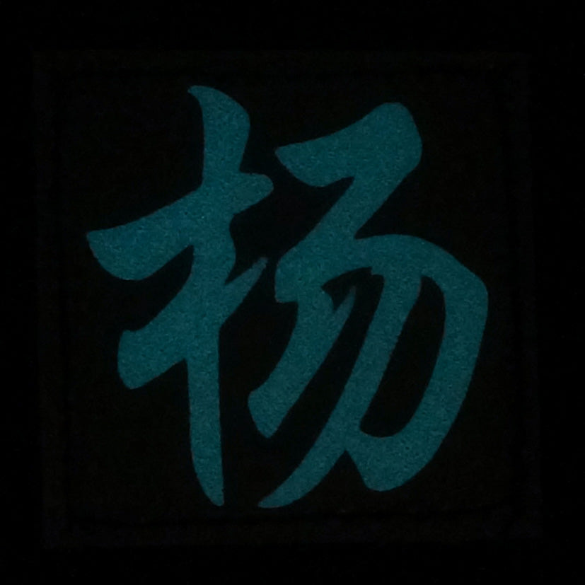 CHINESE SURNAME GLOW IN THE DARK PATCH - YANG 杨