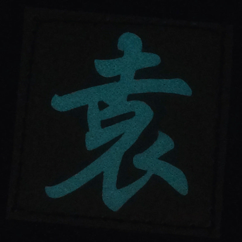 CHINESE SURNAME GLOW IN THE DARK PATCH - YUAN 袁
