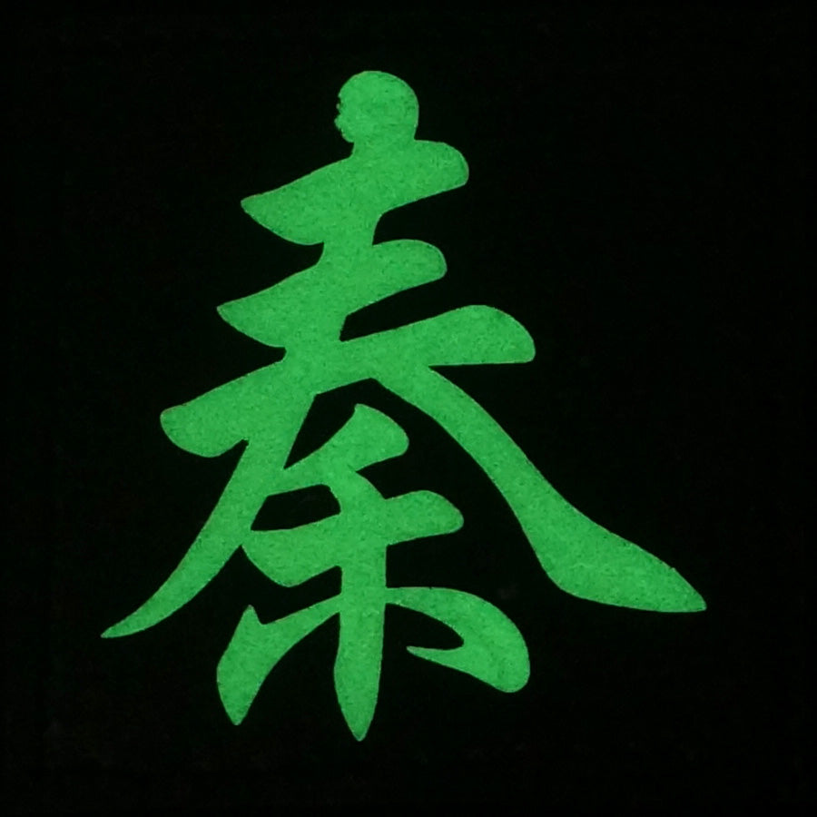 CHINESE SURNAME GLOW IN THE DARK PATCH - QIN 秦