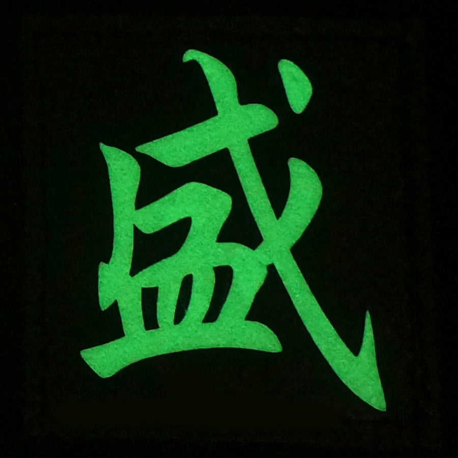 CHINESE SURNAME GLOW IN THE DARK PATCH - SHENG 盛