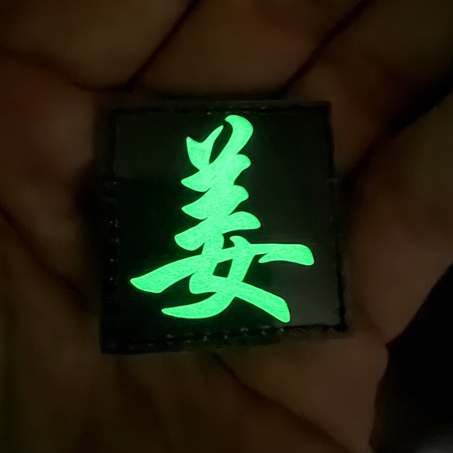 CHINESE SURNAME GLOW IN THE DARK PATCH - JIANG 姜