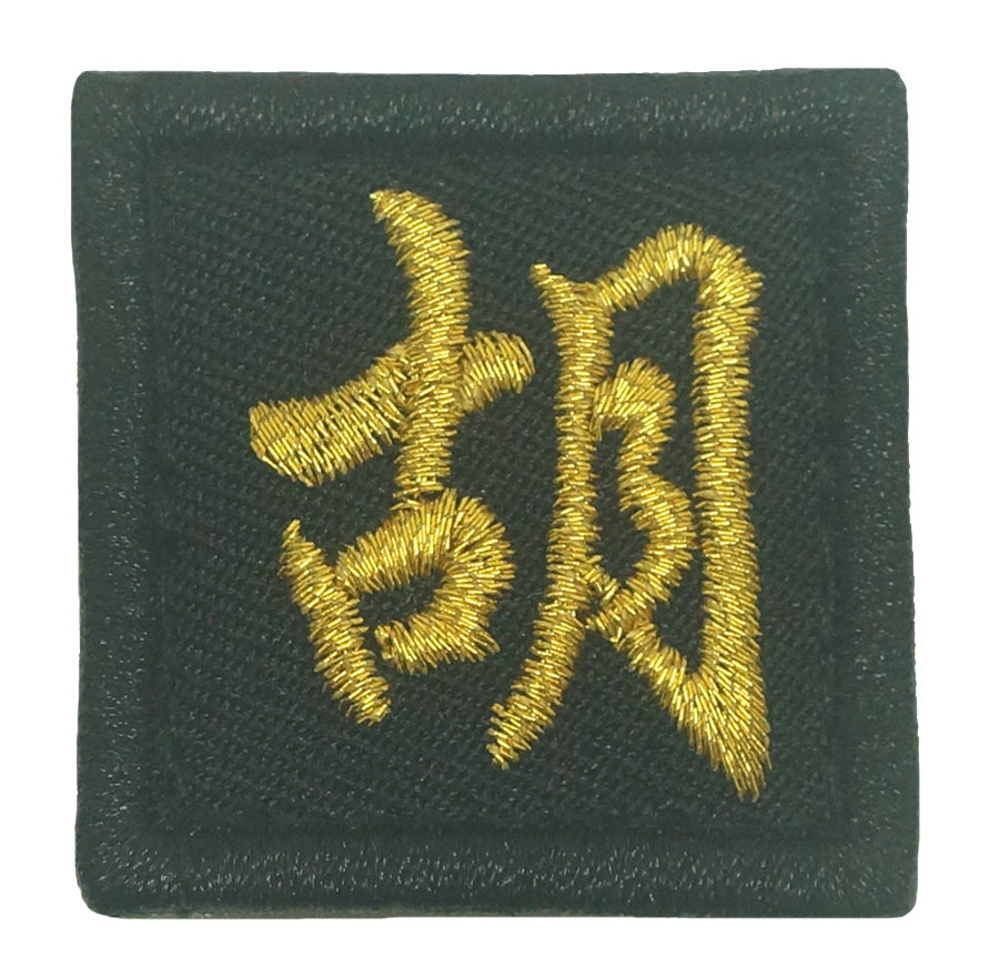 CHINESE SURNAME VELCRO PATCH - HU 胡