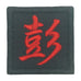 CHINESE SURNAME VELCRO PATCH - PENG 彭
