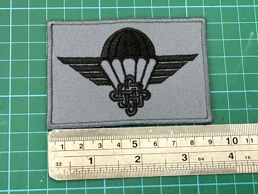 Croatian Parachutist Airborne Jump Wing Embroidery Patch - (Basic, 9 cm x 6 cm)
