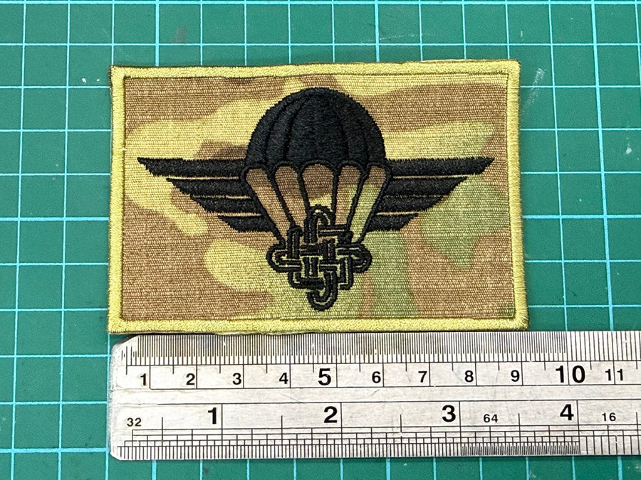 Croatian Parachutist Airborne Jump Wing Embroidery Patch - (Basic, 9 cm x 6 cm)