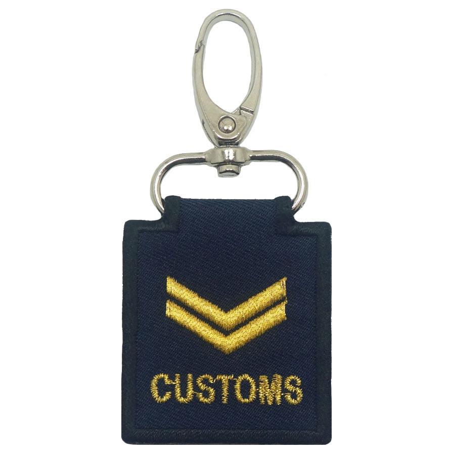 MINI CUSTOMS RANK KEYCHAIN - CUSTOMS OFFICER (CO) – Hock Gift Shop ...