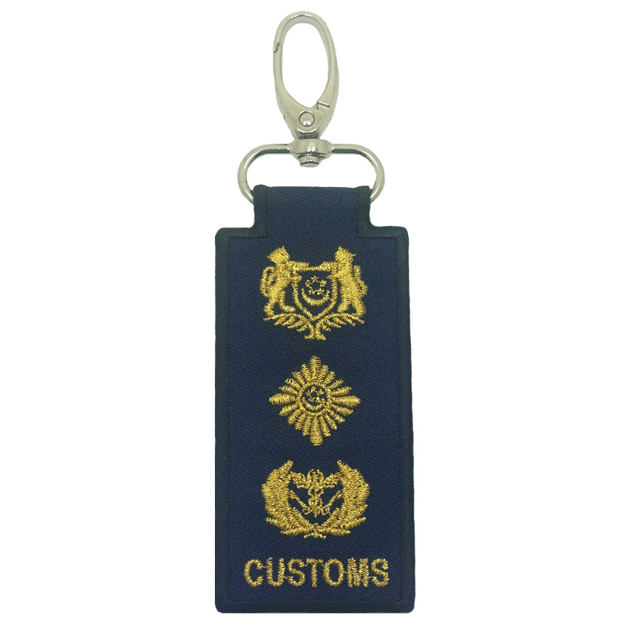 MINI CUSTOMS RANK KEYCHAIN - DIRECTOR-GENERAL (DG)
