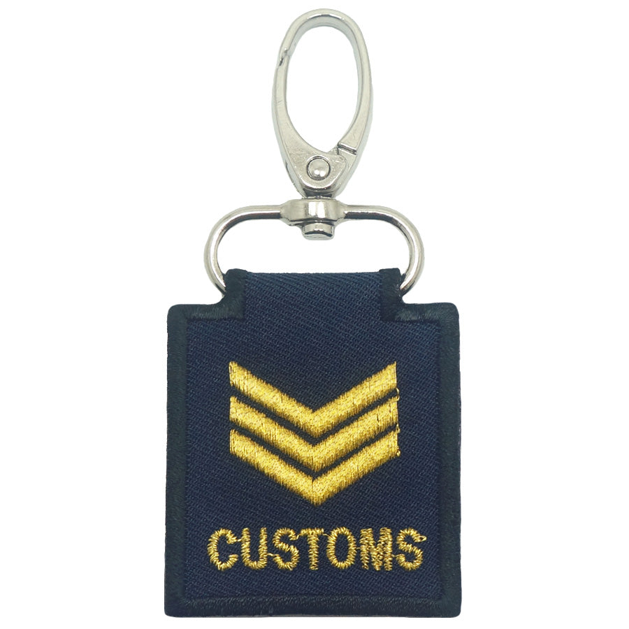 MINI CUSTOMS RANK KEYCHAIN - HIGHER CUSTOMS OFFICER II (HCO II)