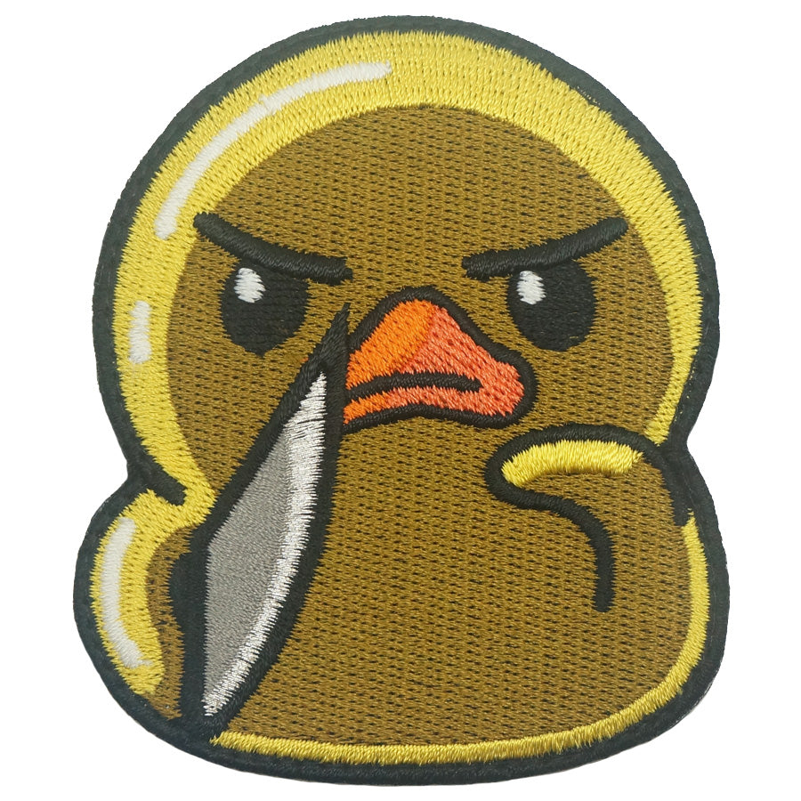 "DON'T MESS WITH ME" DUCK THE KILLER PATCH - FULL COLOR