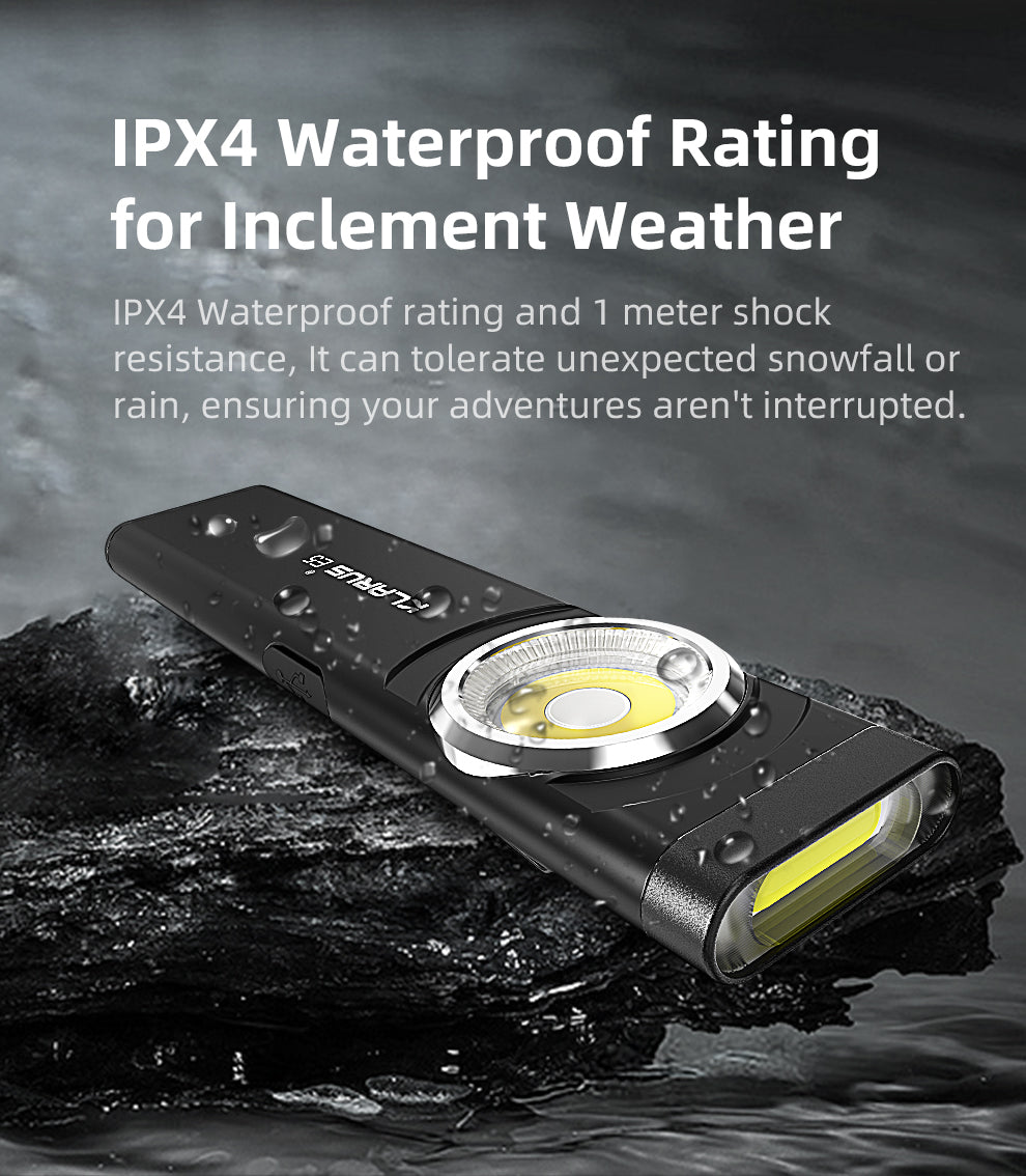 KLARUS E5 MAGNETIC BASE AND DUAL LIGHT SOURCE EDC FLASHLIGHT - 470 LUMENS