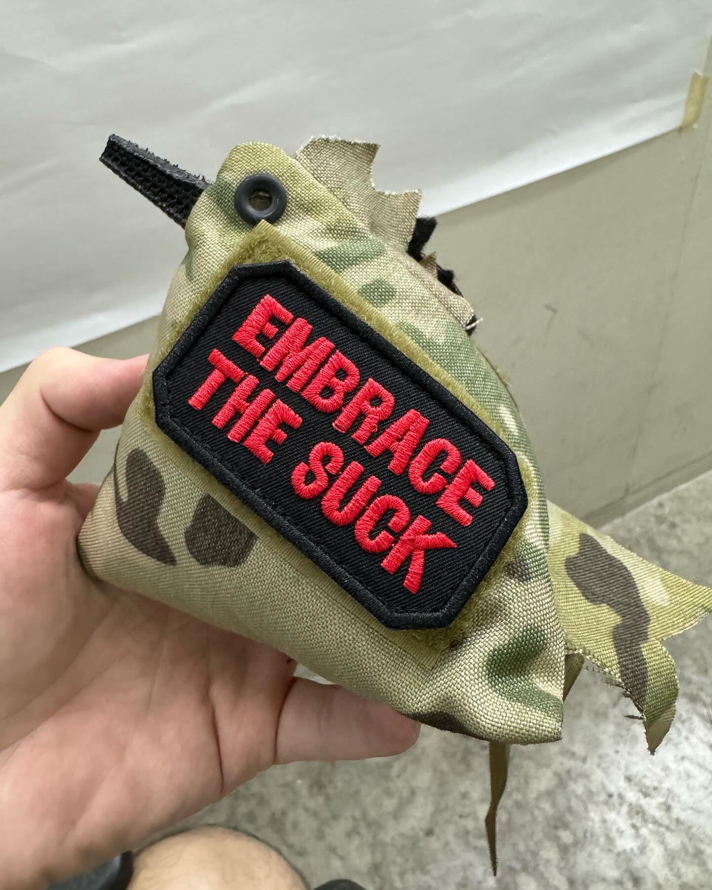 EMBRACE THE SUCK PATCH - KHAKI