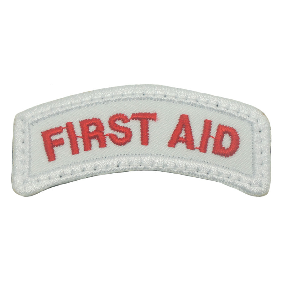 FIRST AID TAB - WHITE RED