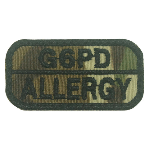 G6PD ALLERGY PATCH - MULTICAM