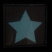 STAR GITD PATCH - BLUE GLOW IN THE DARK