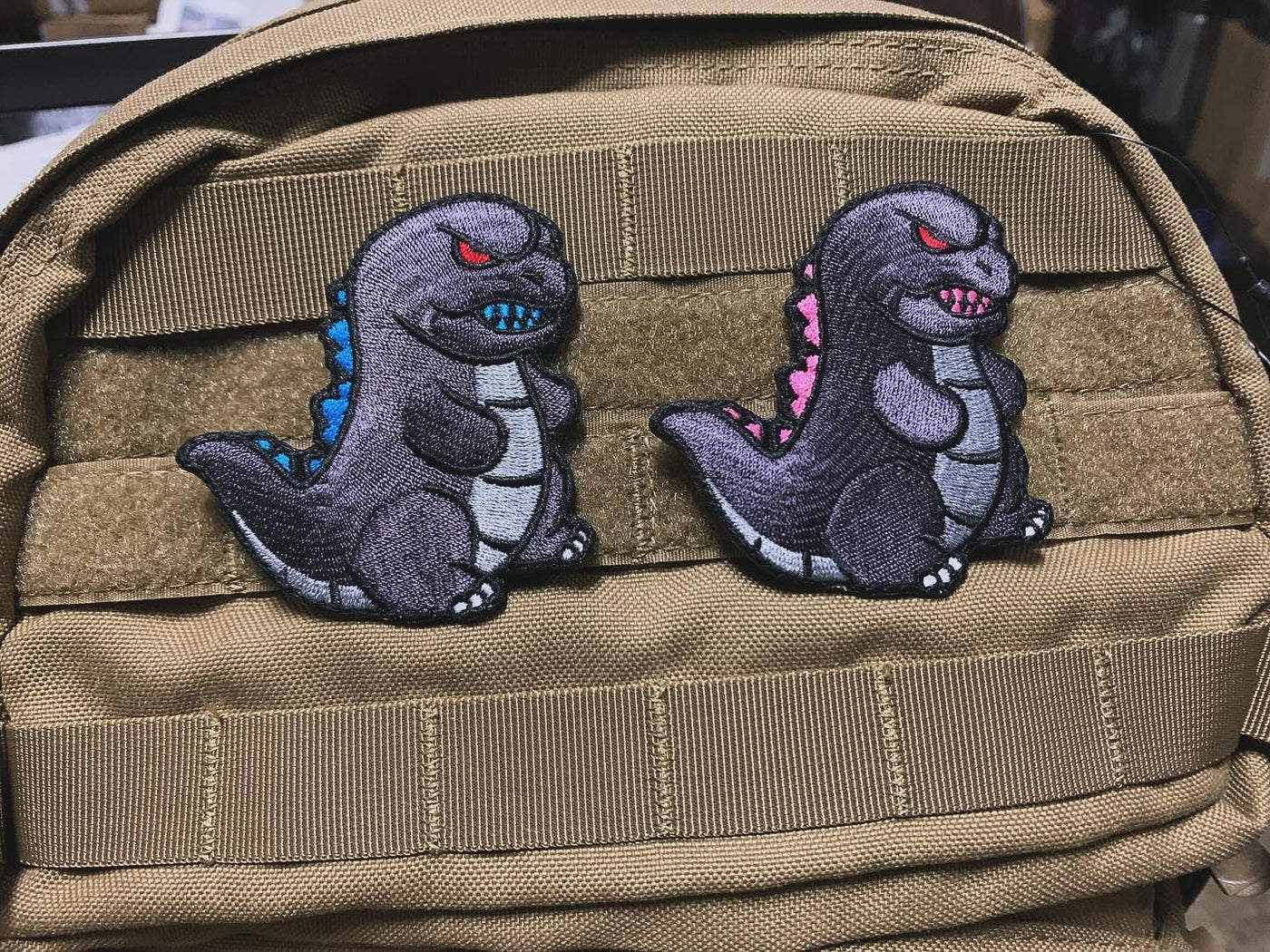 Godzilla Morale Patch, 100% Embroidered Hook Back – HOCK GIFT SHOP ...