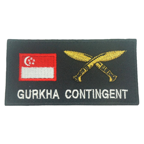 GURKHA CONTINGENT CALL SIGN (WITH NAME CUSTOMIZATION) - METALLIC GOLD