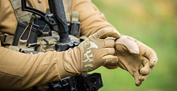 HELIKON-TEX ALL ROUND FIT TACTICAL GLOVES® - BLACK/SHADOW GREY