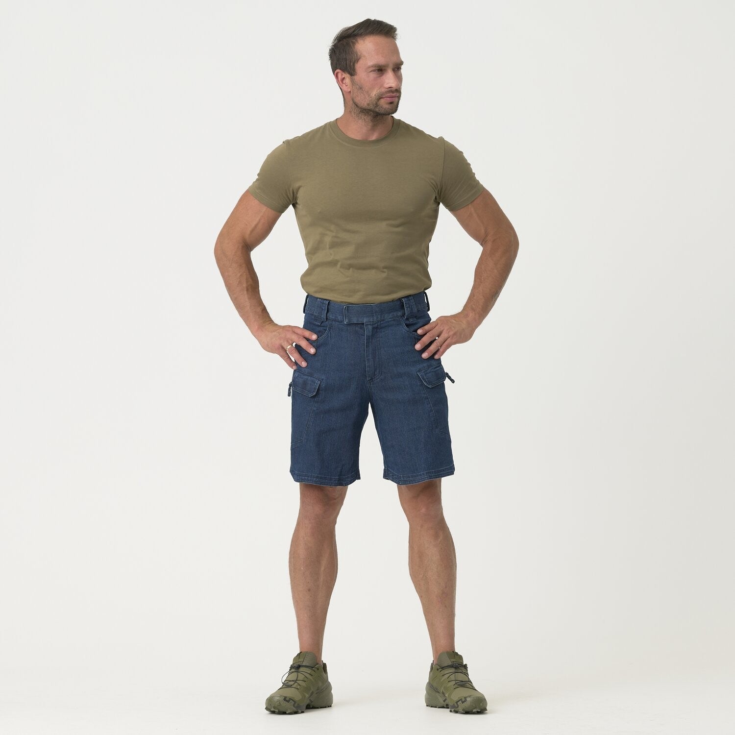 HELIKON-TEX UTS (URBAN TACTICAL SHORTS) 8.5" - DENIM STRETCH (MARINE BLUE)