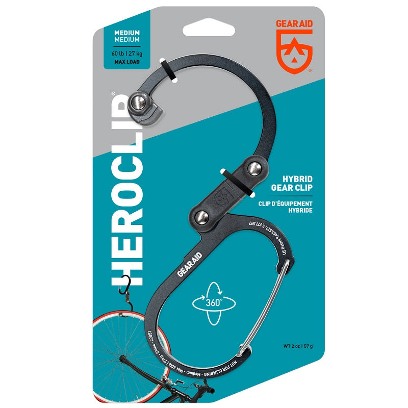 GEAR AID HEROCLIP MEDIUM - HOT ROD RED